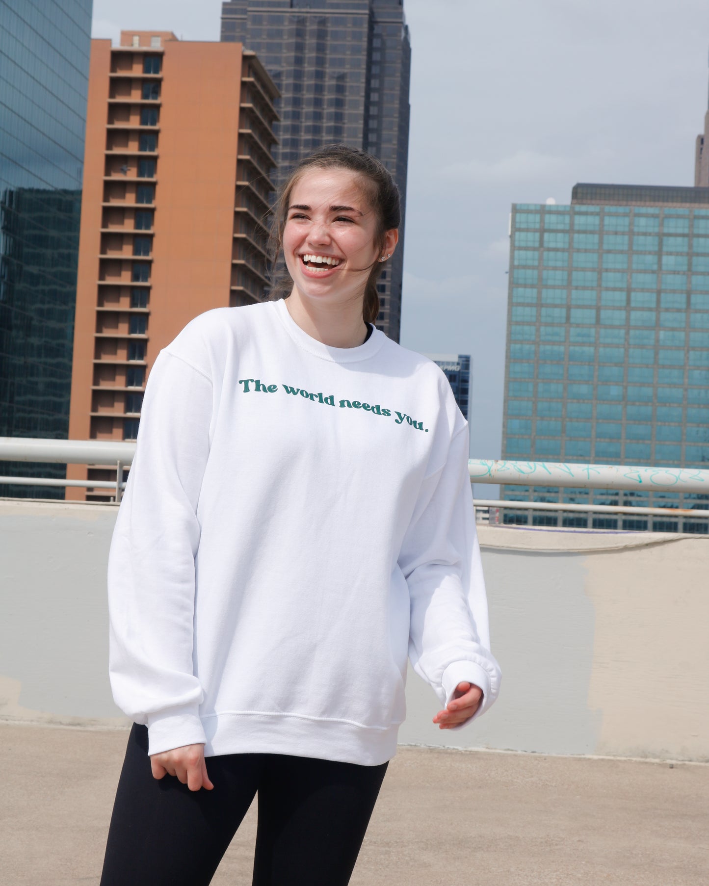 The World Needs You Crewneck