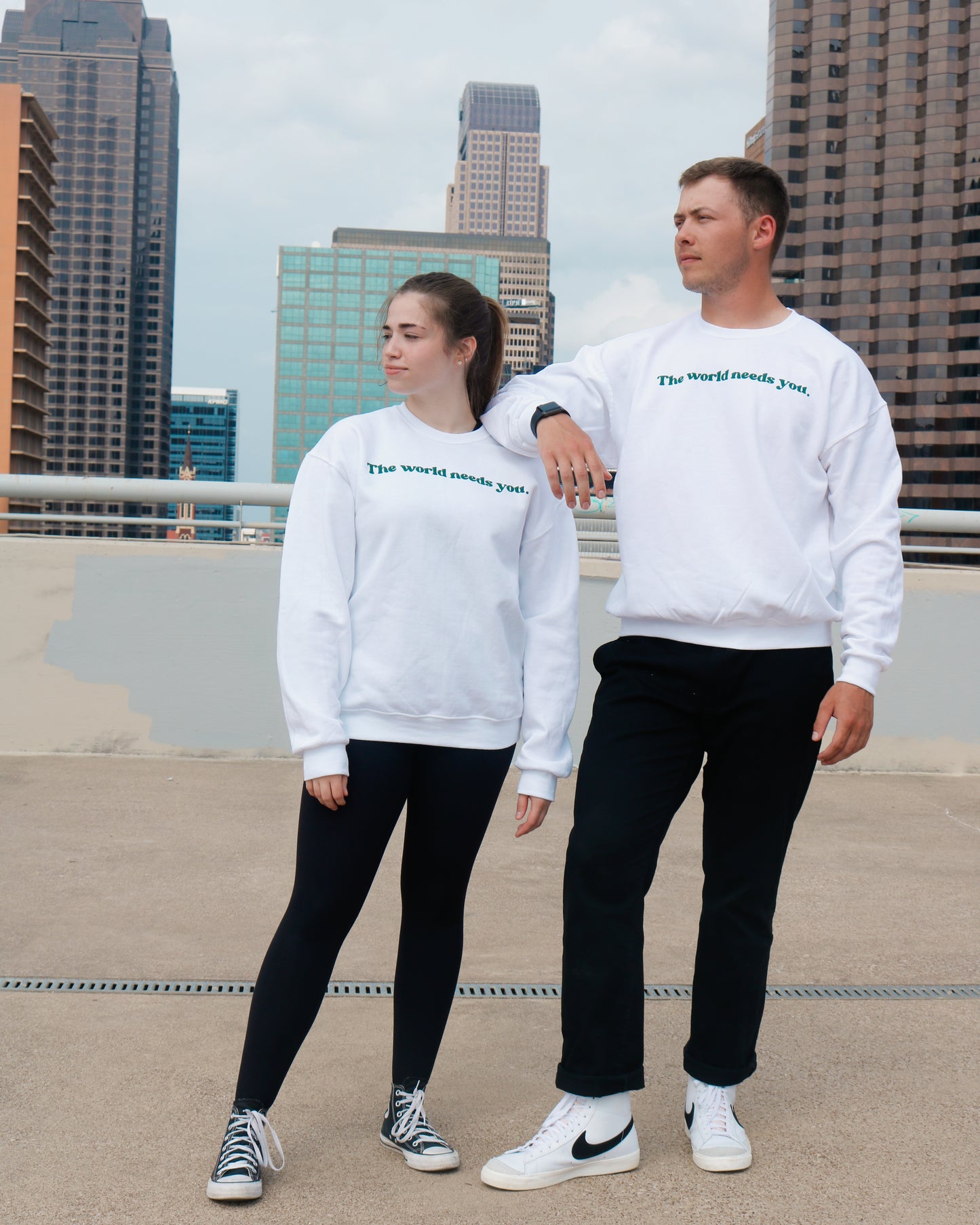 The World Needs You Crewneck