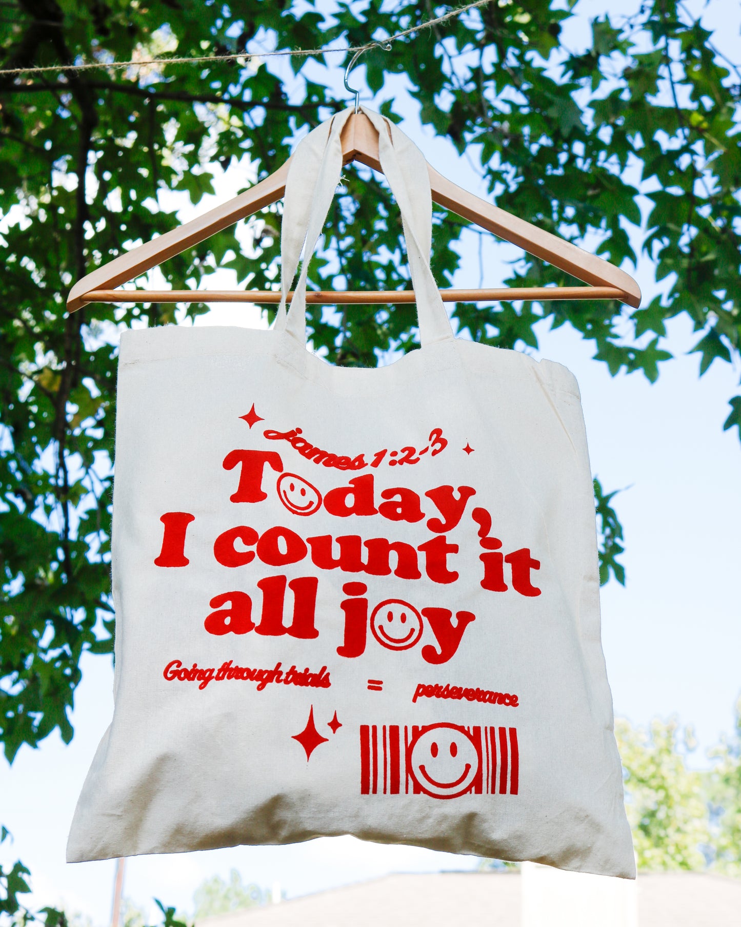 Count It All Joy Canvas Bag (Slightly Imperfect)